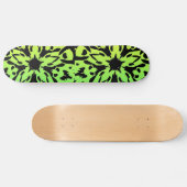 Skateboard met grafische bloemen (Horizontaal)