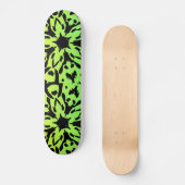 Skateboard met grafische bloemen (Voorkant)