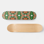 Skateboard met Ierland Kleuren Design (Horizontaal)