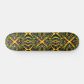 Skateboard met Jamaicaanse kleuren Design (Horizontaal)