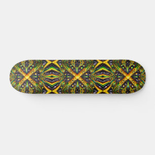 Skateboard met Jamaicaanse kleuren Design