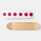 Skateboard met Japanse vlag (Horizontaal)