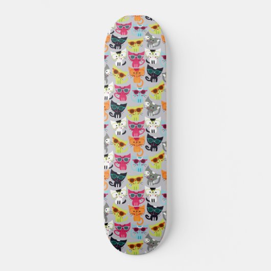 Skateboard met katten (Voorkant)