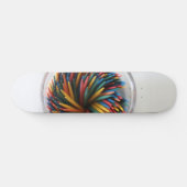 Skateboard met kleurcodes (Horizontaal)