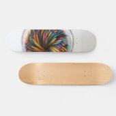 Skateboard met kleurcodes (Horizontaal)