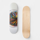 Skateboard met kleurcodes (Voorkant)