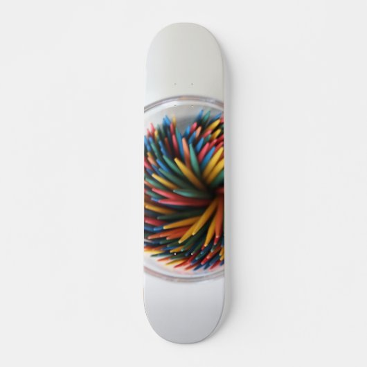 Skateboard met kleurcodes (Voorkant)