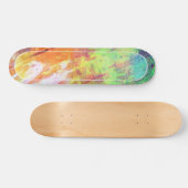 Skateboard met kleurenglas (Horizontaal)