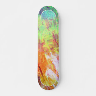Skateboard met kleurenglas