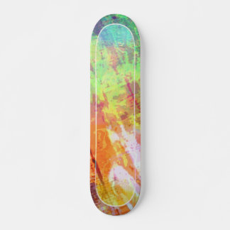 Skateboard met kleurenglas