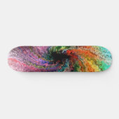 Skateboard met kleurenspectrum (Horizontaal)