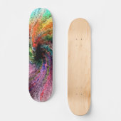 Skateboard met kleurenspectrum (Voorkant)