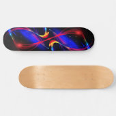 Skateboard met kleurrijke lichten (Horizontaal)