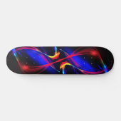 Skateboard met kleurrijke lichten (Horizontaal)