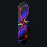 Skateboard met kleurrijke lichten<br><div class="desc">Abstracte kleurrijke lichten</div>