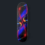 Skateboard met kleurrijke lichten<br><div class="desc">Abstracte kleurrijke lichten</div>