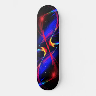 Skateboard met kleurrijke lichten