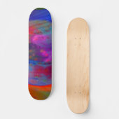 Skateboard met kleurspatbord (Voorkant)