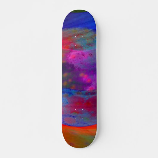 Skateboard met kleurspatbord (Voorkant)