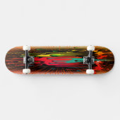 Skateboard met lange verf 8v (Horizontaal)