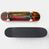 Skateboard met lange verf 8v (Horizontaal)