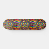 Skateboard met LGBTQ kleuren ontwerp (Horizontaal)