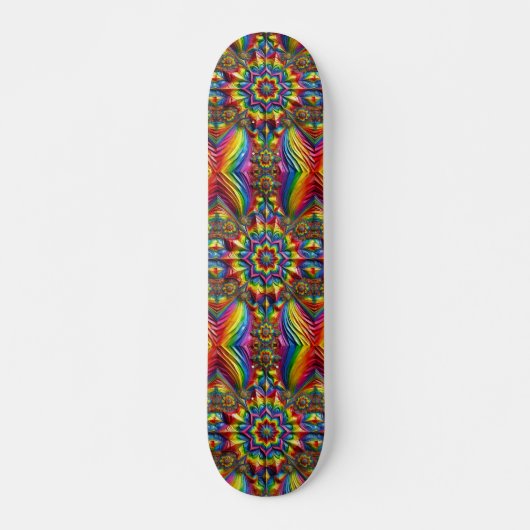 Skateboard met LGBTQ kleuren ontwerp (Voorkant)
