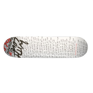 Skateboard "Met liefde"