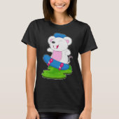 Skateboard met muis t-shirt (Voorkant)