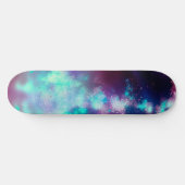 Skateboard met Naight Sky Neon Lights (Horizontaal)