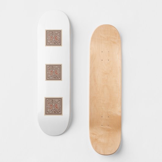 Skateboard met ontwerp uit Papoea-Nieuw-Guinea (Voorkant)