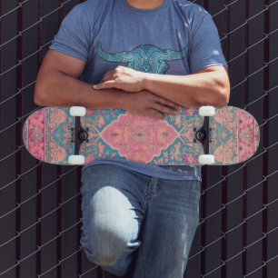 Skateboard met Perzisch patroon