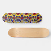 Skateboard met Roemeense kleuren Design (Horizontaal)