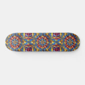 Skateboard met Roemeense kleuren Design (Horizontaal)