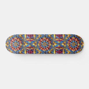 Skateboard met Roemeense kleuren Design