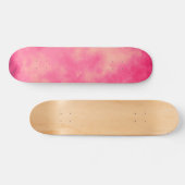 Skateboard met roze zand-wolffect (Horizontaal)