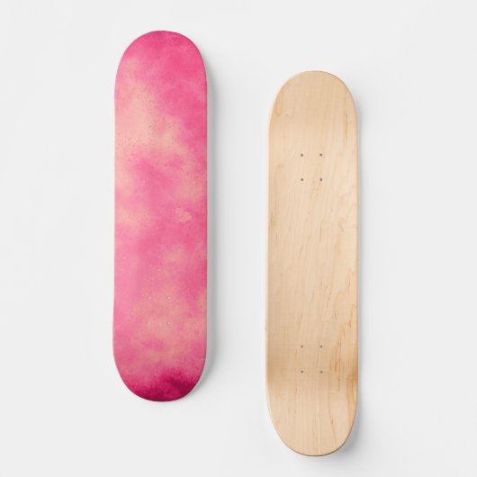 Skateboard met roze zand-wolffect (Voorkant)