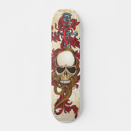 Skateboard met sword (Voorkant)