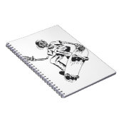 Skateboard met trendSkateboard Notitieboek (Rechterzijde)