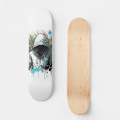 Skateboard met ventilatorvermogen dESIGN 1 (Voorkant)