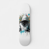 Skateboard met ventilatorvermogen dESIGN 1 (Voorkant)