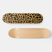 Skateboard met vet lederen cheetah ontwerp (Horizontaal)