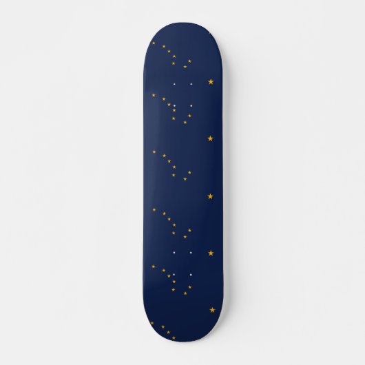 Skateboard met vlag van Alaska (Voorkant)