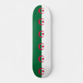 Skateboard met vlag van Algerije (Voorkant)