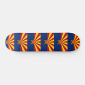 Skateboard met vlag van Arizona (Horizontaal)