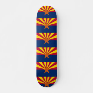 Skateboard met vlag van Arizona