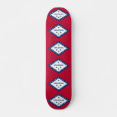 Skateboard met vlag van Arkansas (Voorkant)