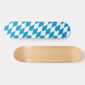 Skateboard met vlag van Beieren (Horizontaal)