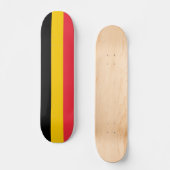 Skateboard met vlag van België (Voorkant)