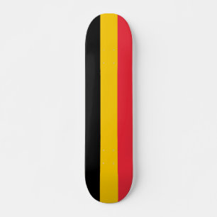 Skateboard met vlag van België